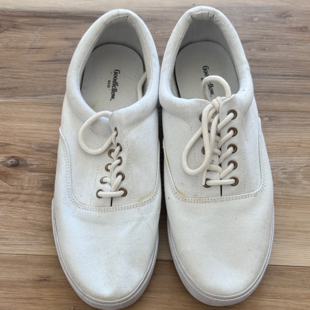 Goodfellow & Co Off-White Canvas Sneakers